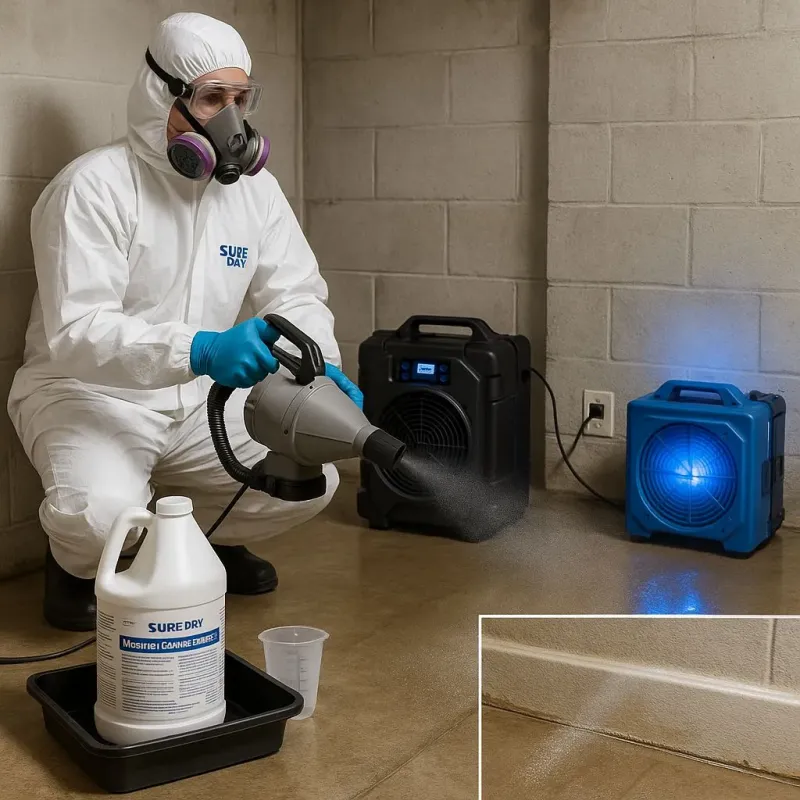 Sanitization and Odor Removal process in Lesage, WV