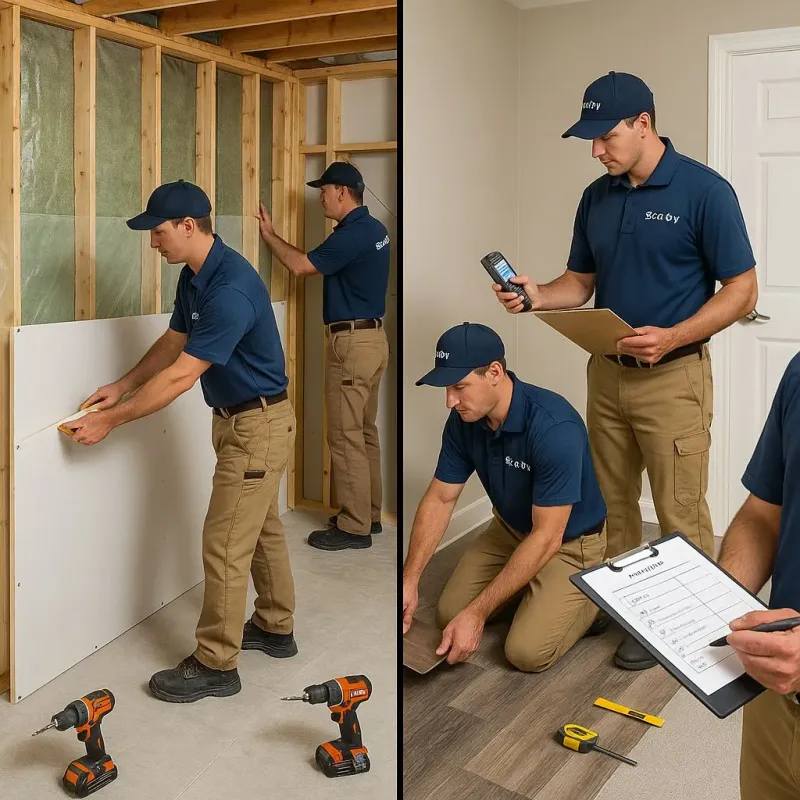 Repairs and Reconstruction process in Lesage, WV